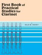 PRACTICAL STUDIES FOR CLARINET #1 cover